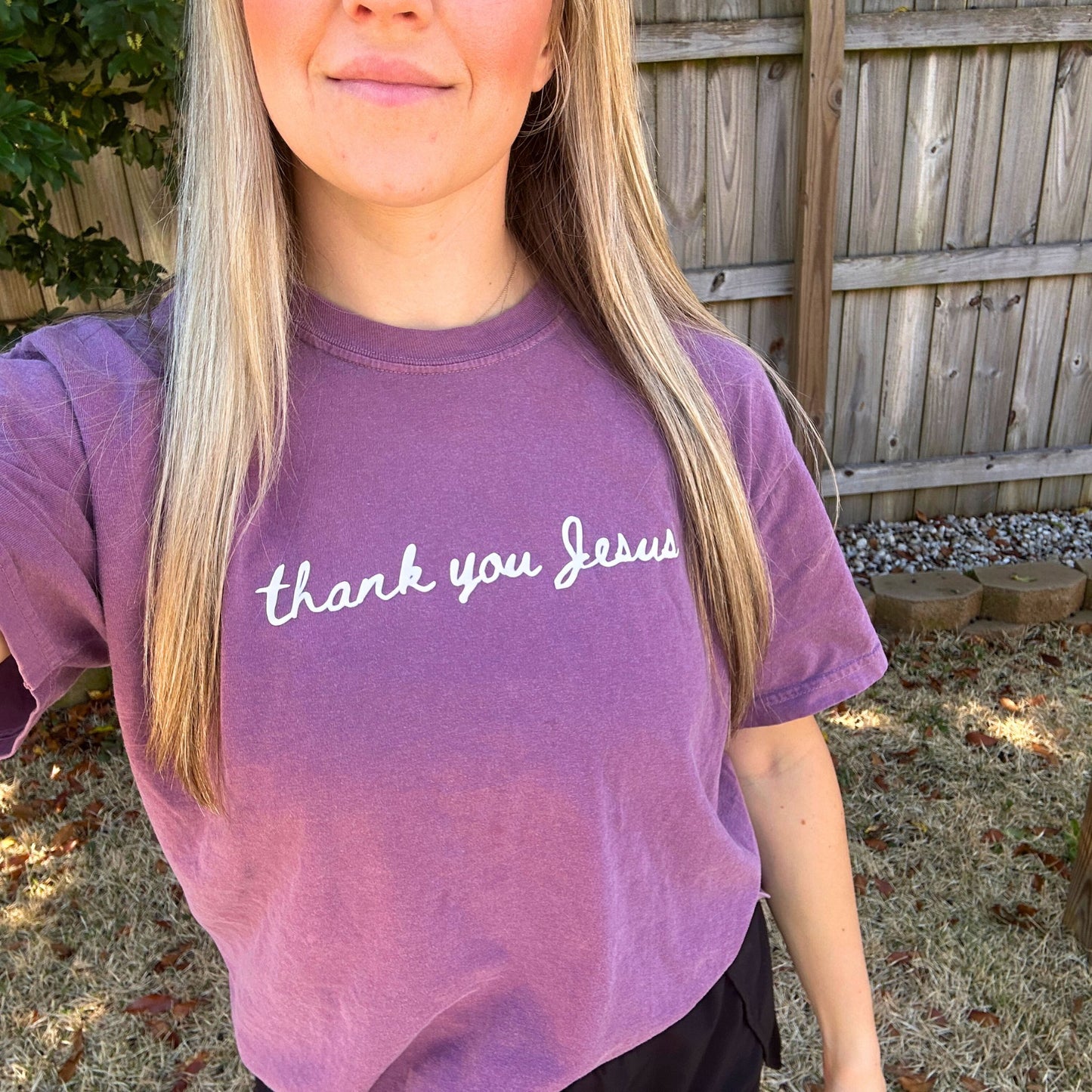 THANK YOU JESUS - Berry Tee