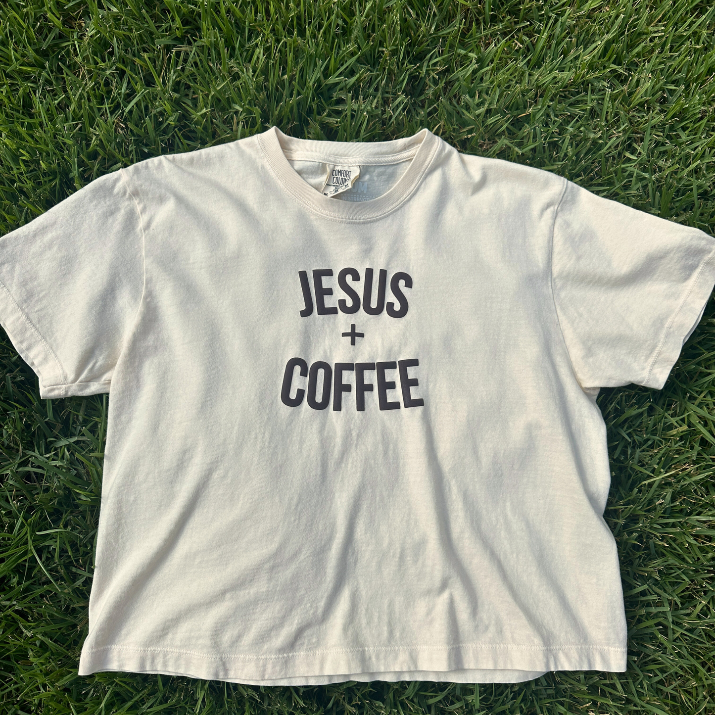 Jesus & Coffee Comfort Colors Tee