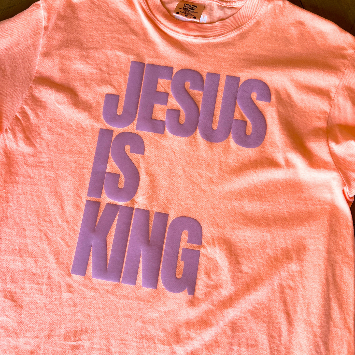 Jesus Is King Comfort Colors Tee