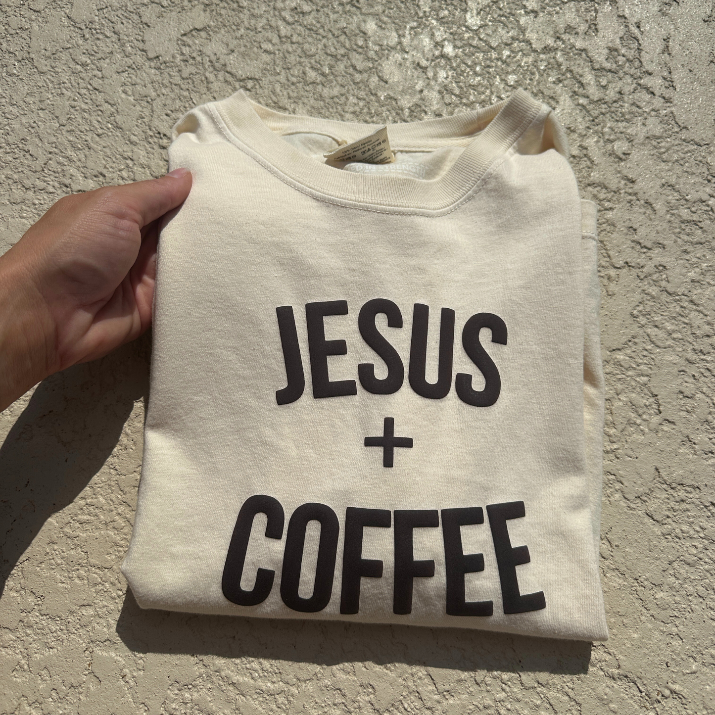 Jesus & Coffee Comfort Colors Tee