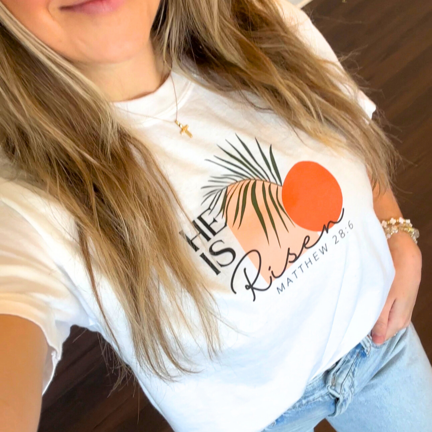 He is Risen Comfort Colors Tee