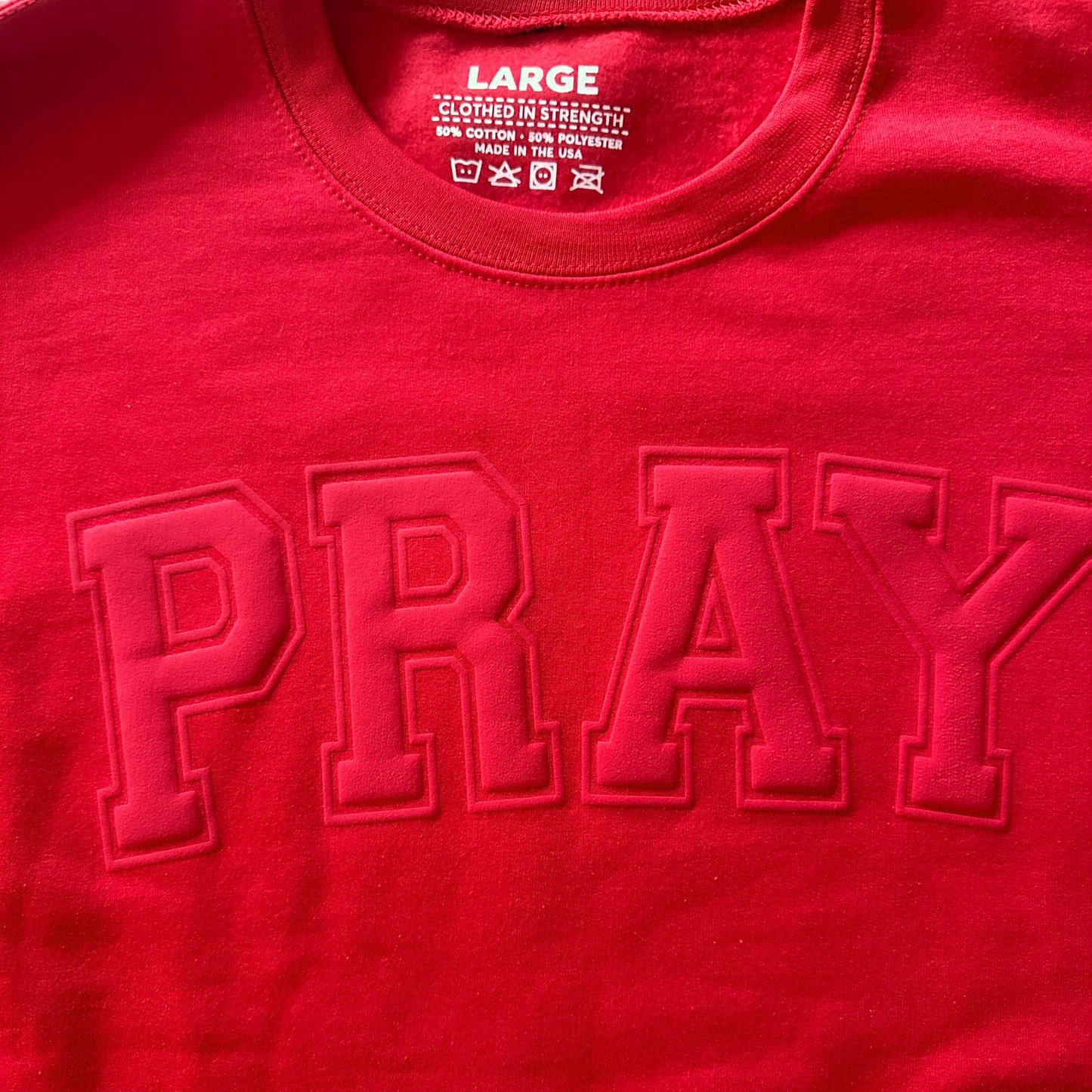 Red PRAY Sweatshirt