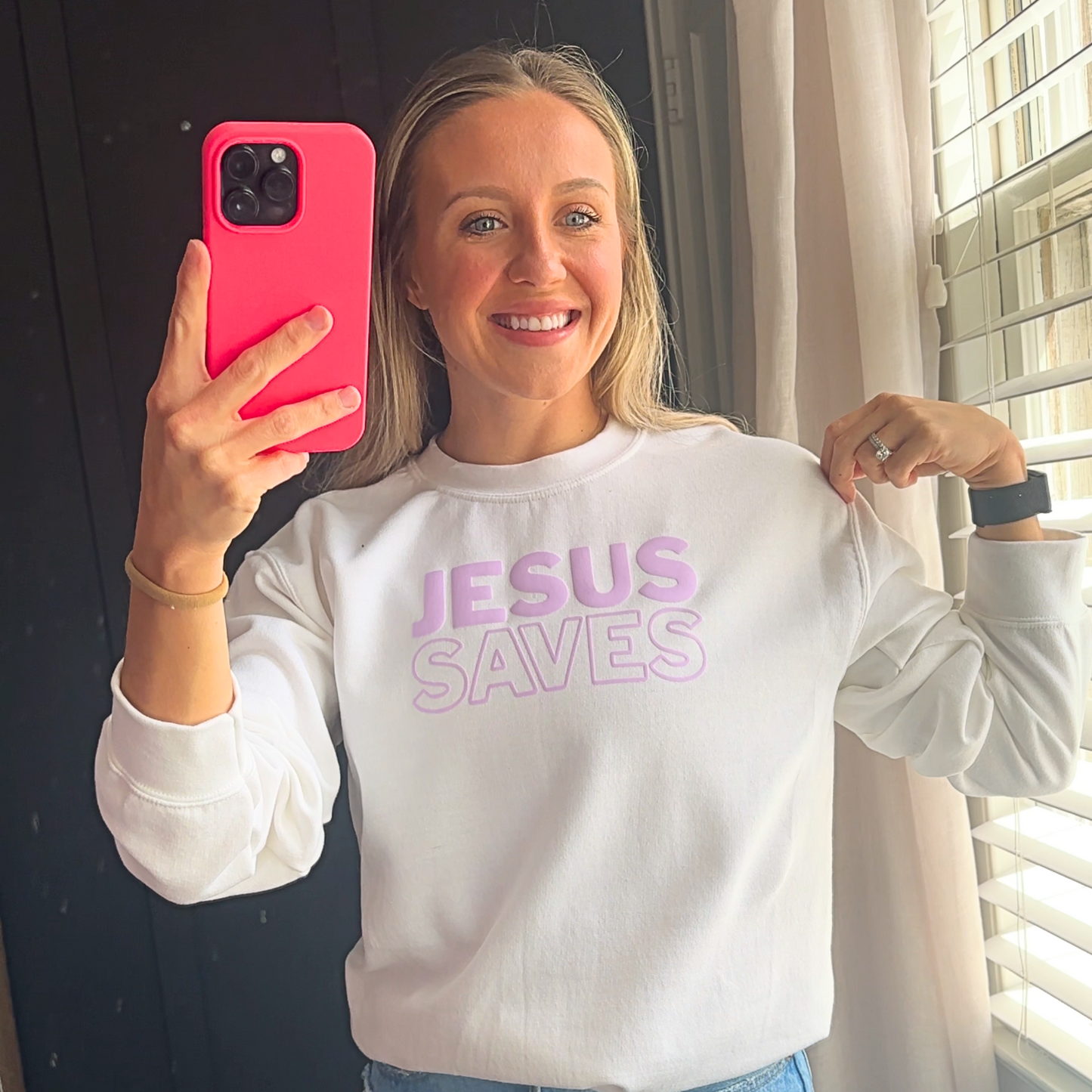 Jesus Saves Sweatshirt