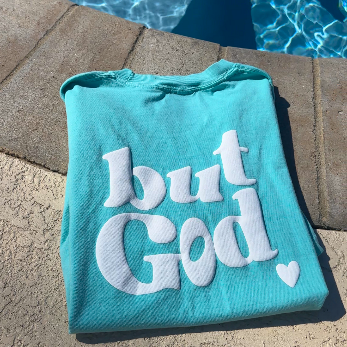 But God Comfort Colors Tee