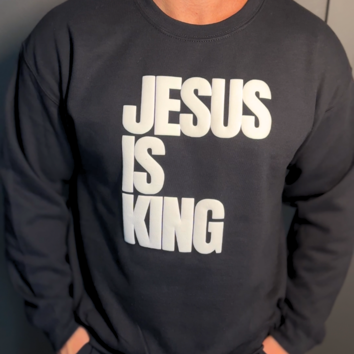 Jesus is King unisex sweatshirt