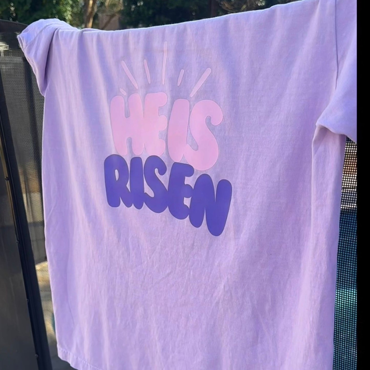 HE IS RISEN - Lavender Tee