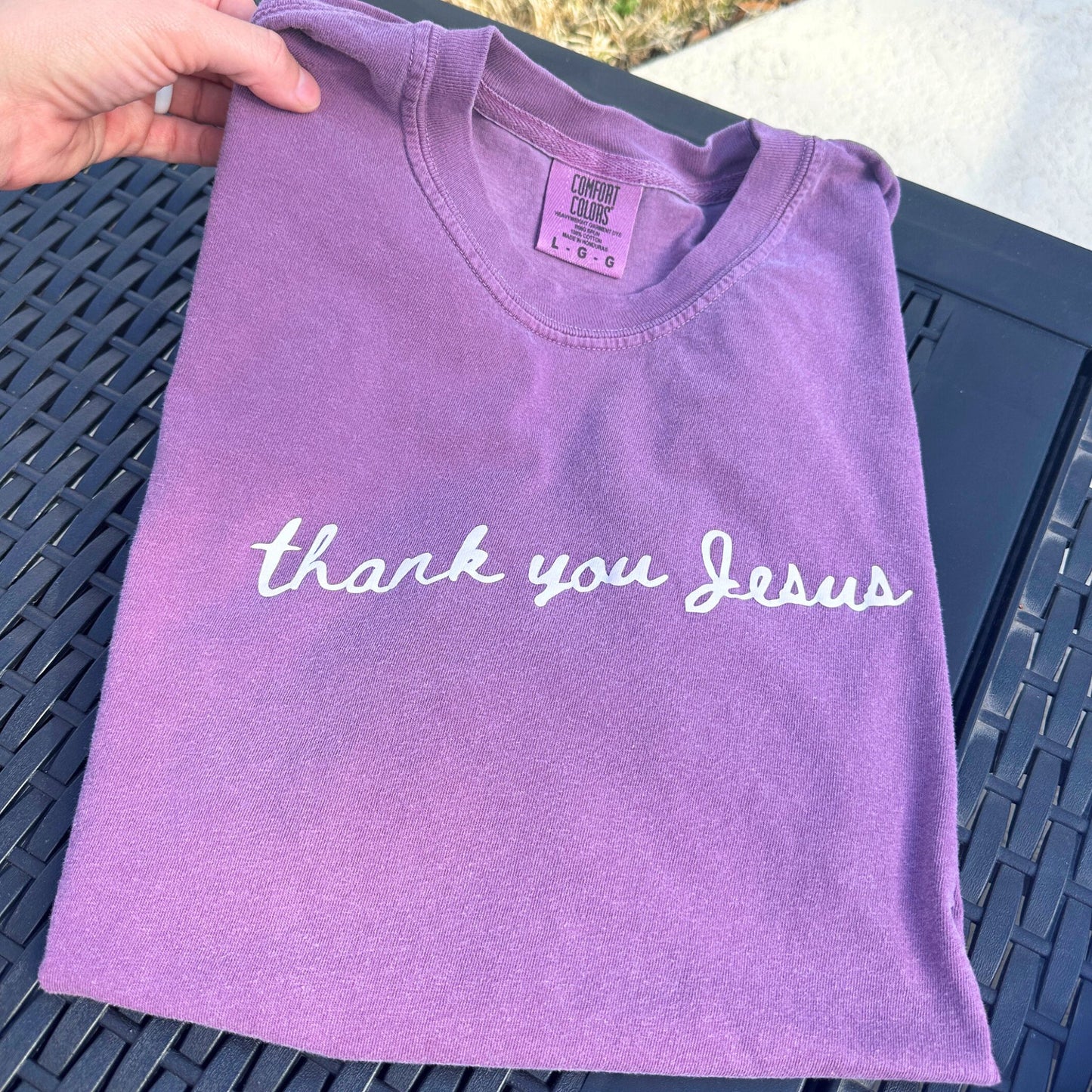 THANK YOU JESUS - Berry Tee