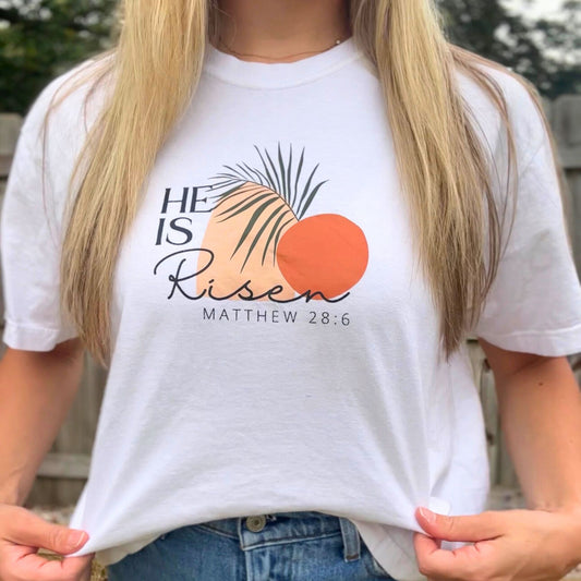 HE IS RISEN - White Tee