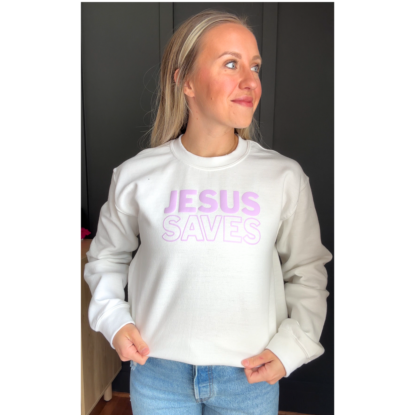 Jesus saves sweatshirt