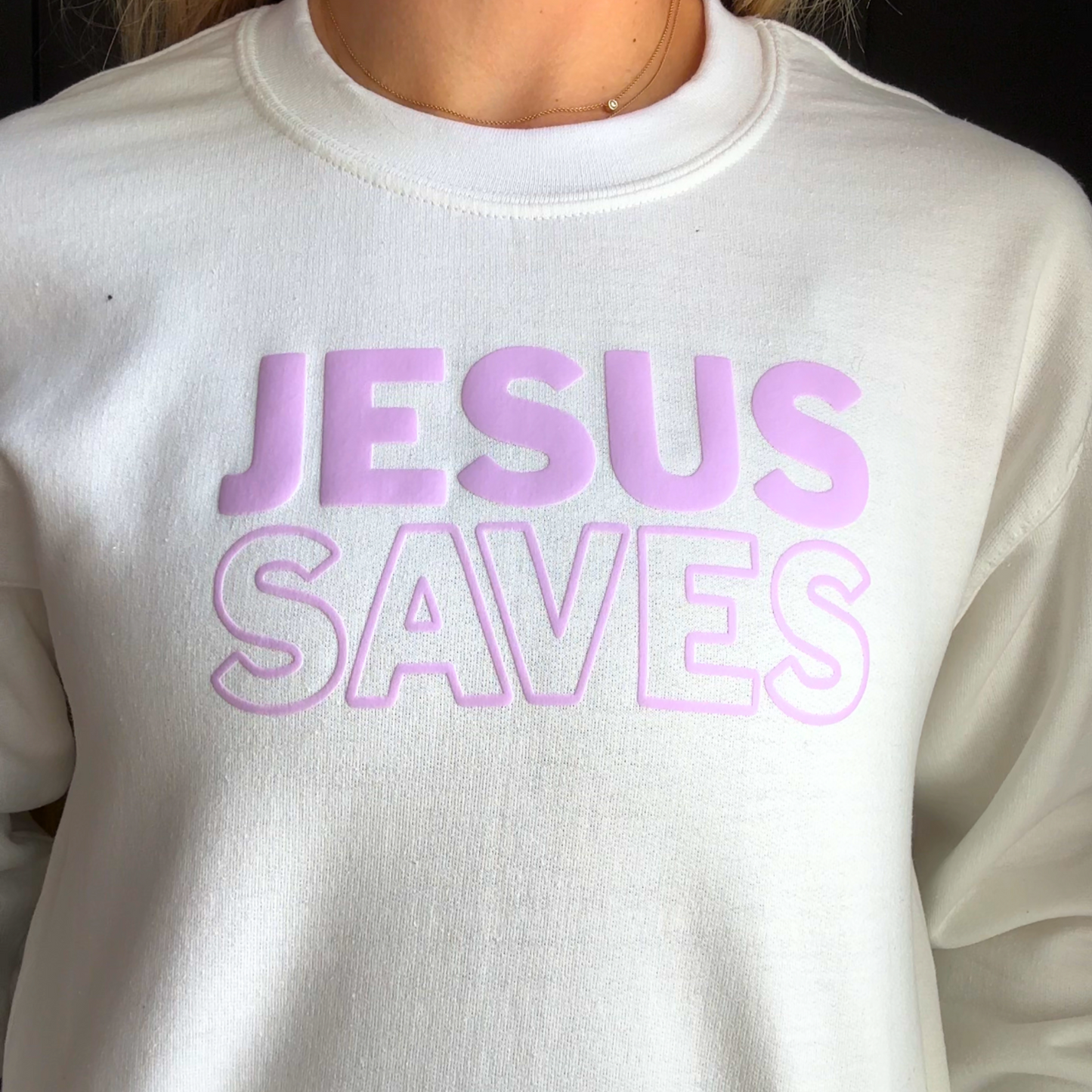 Jesus saves sweatshirt