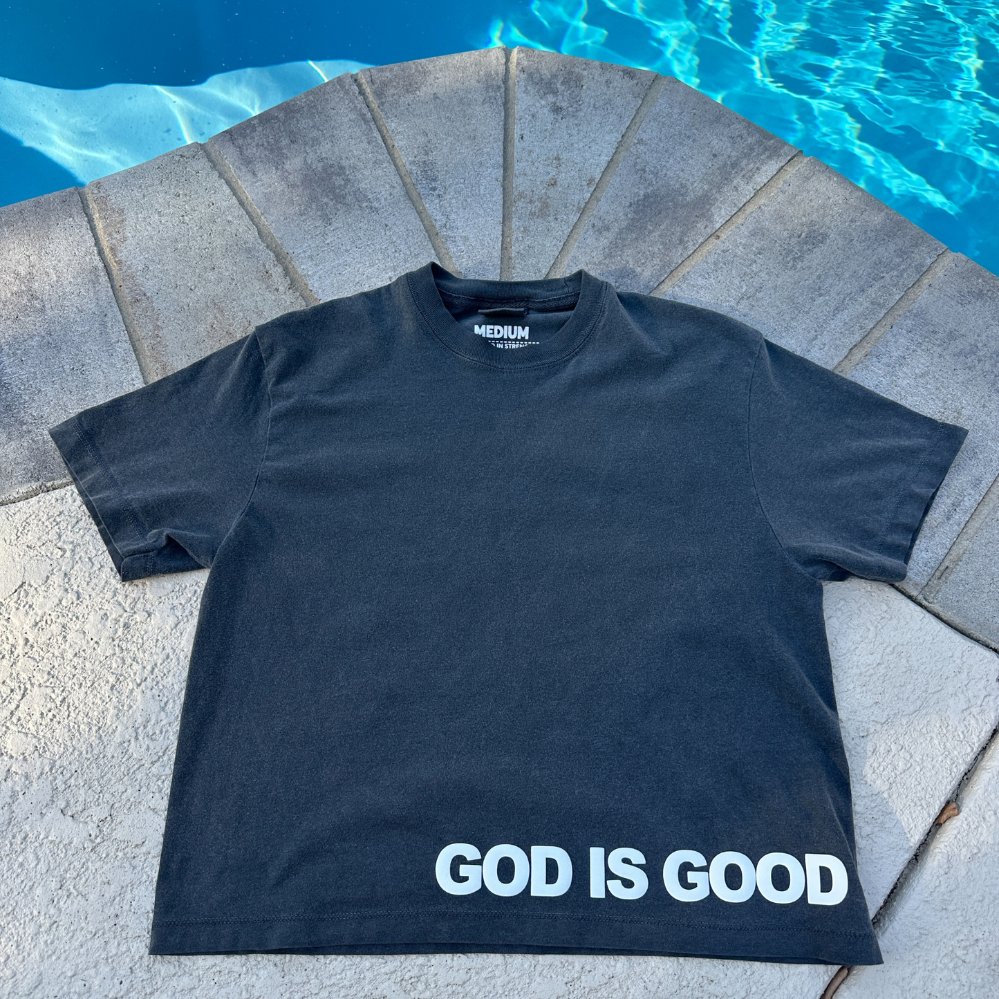 God is good boxy tee