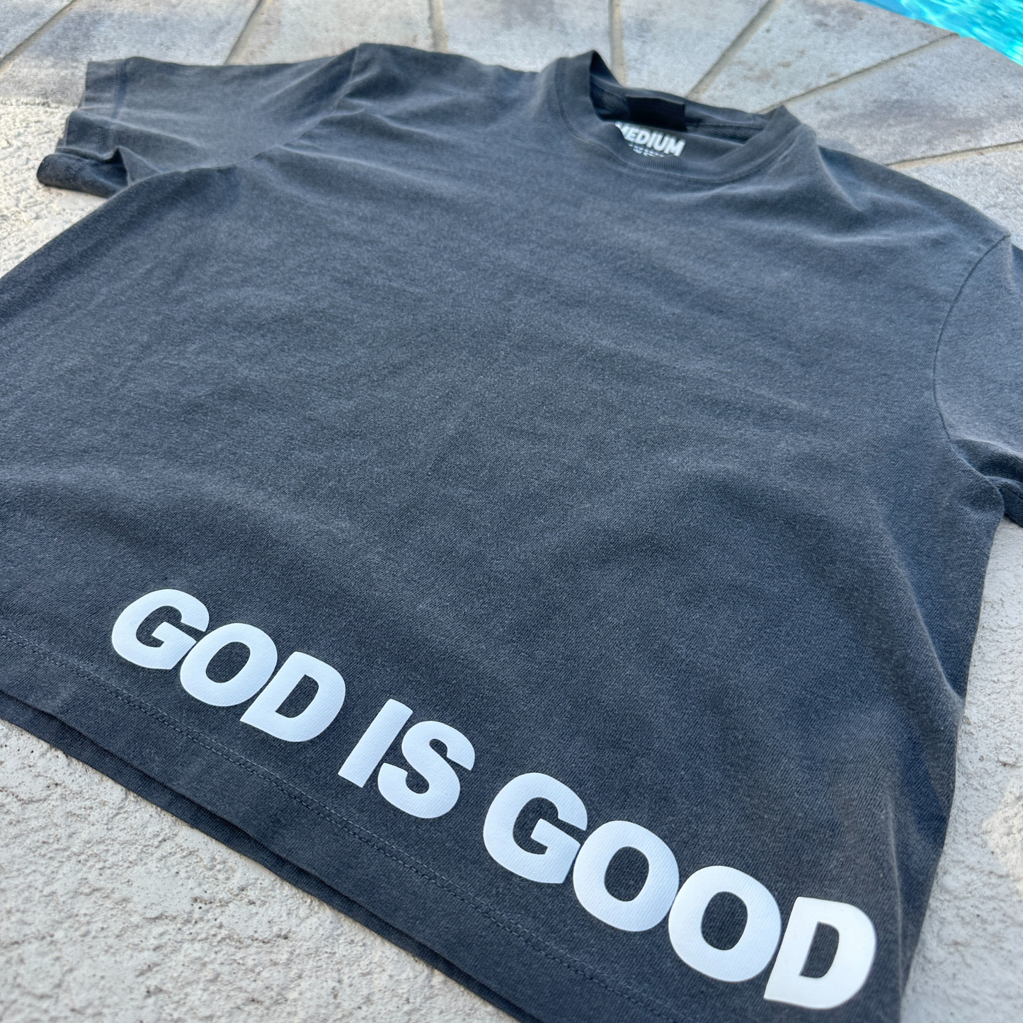 God is good boxy tee