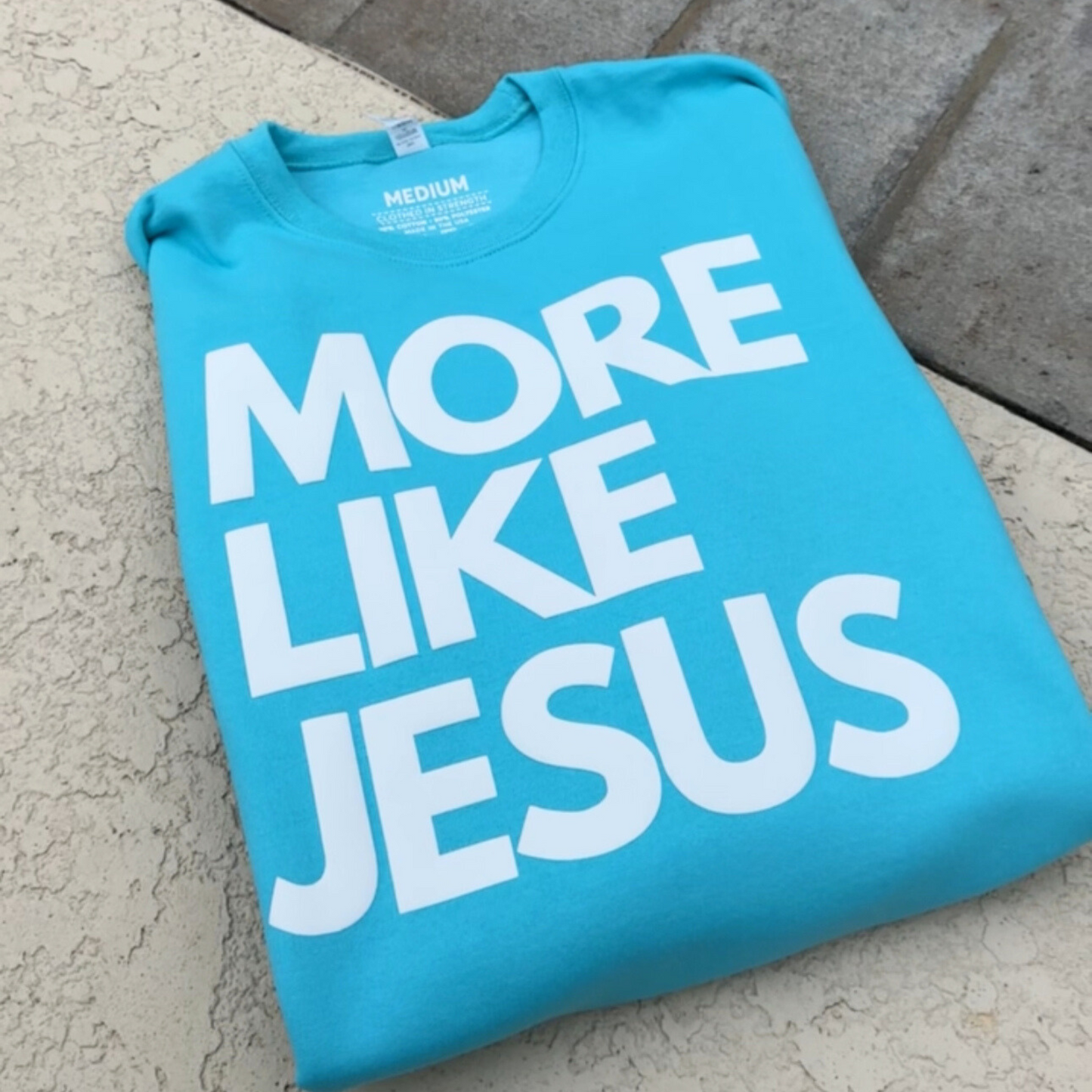 More like Jesus Sweatshirt - Teal