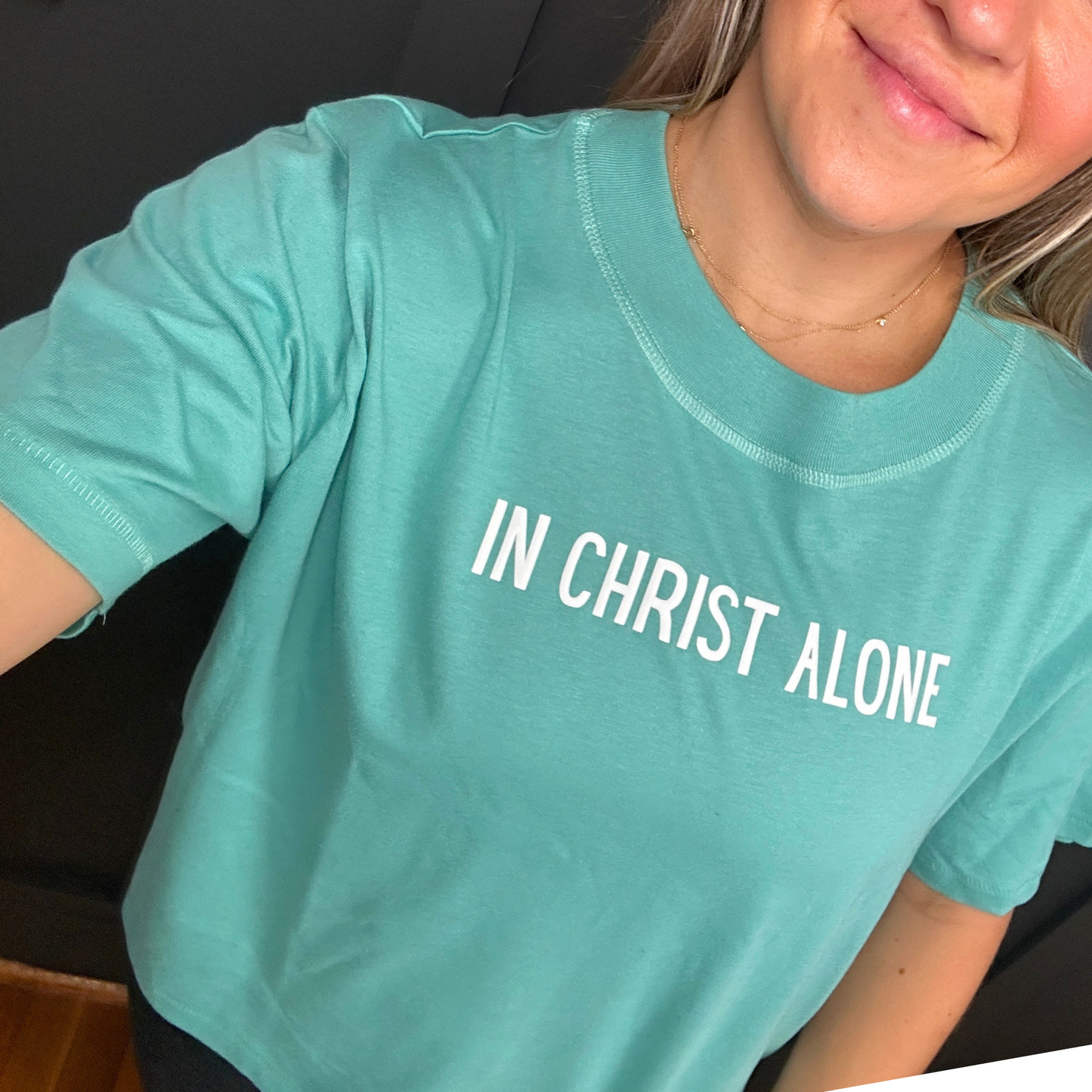 In Christ alone boxy tee